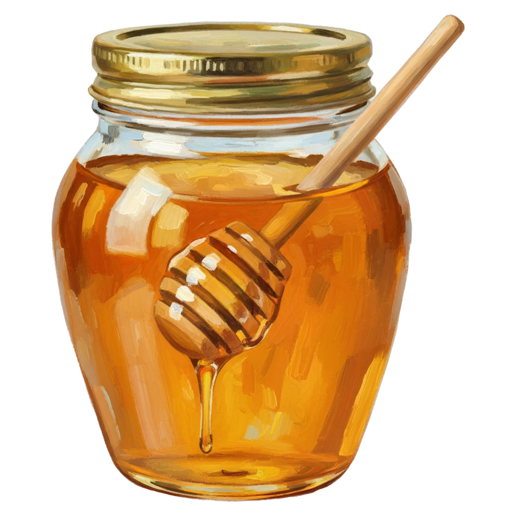 honey jar Oil Painting icon