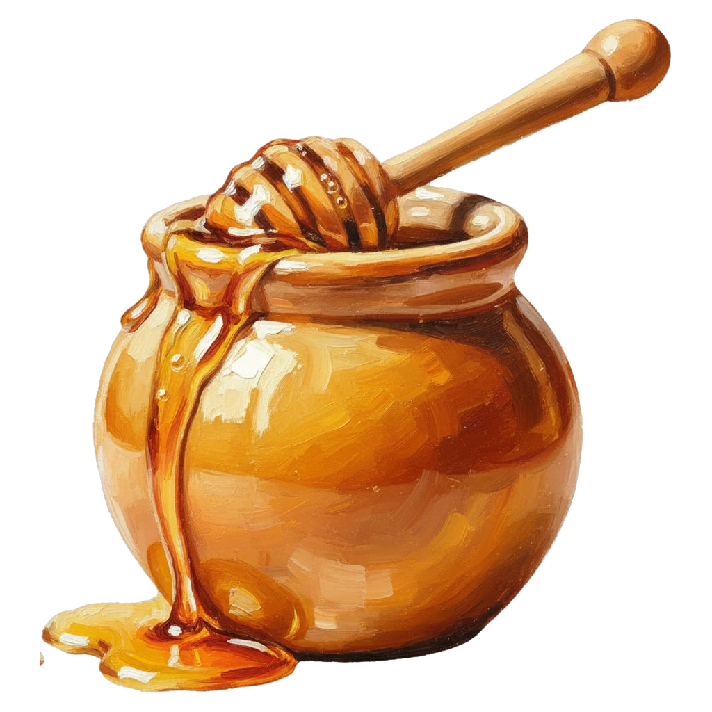 honey pot Oil Painting icon