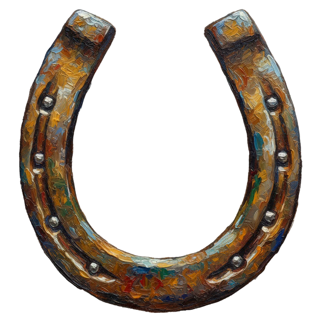 horseshoe Oil Painting icon