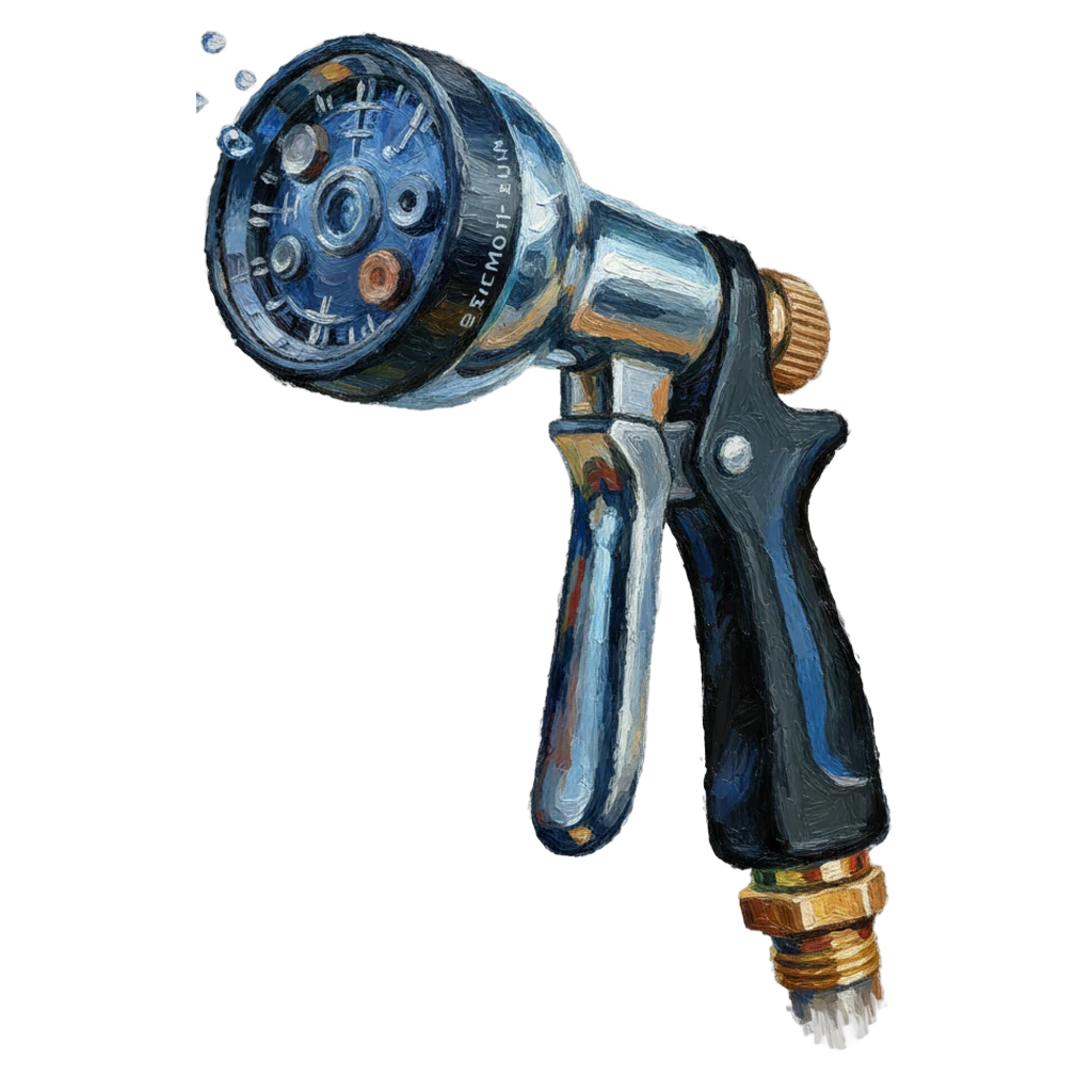 hose nozzle Oil Painting icon
