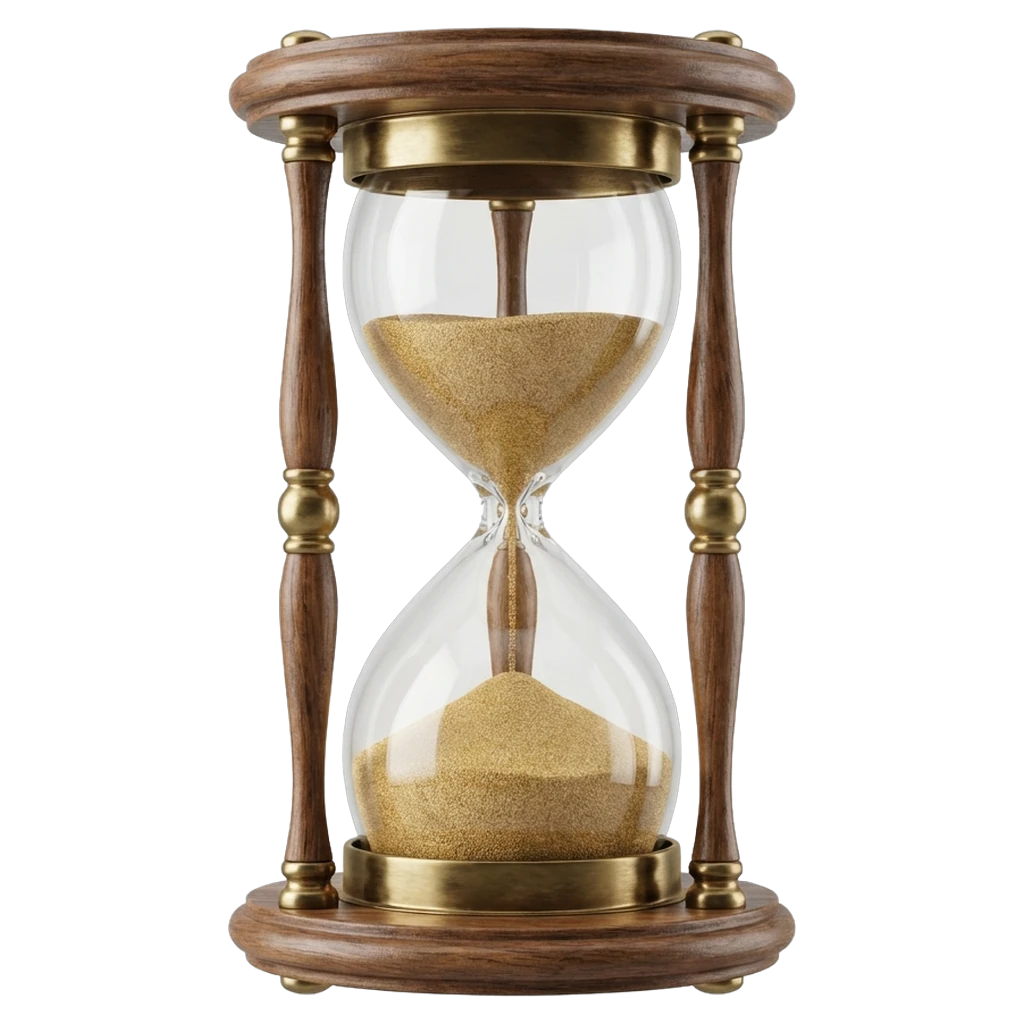 hourglass Photorealistic icon
