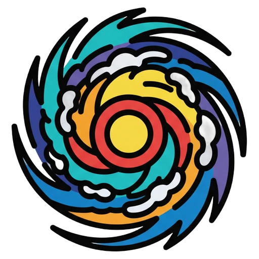 hurricane Pop Art icon