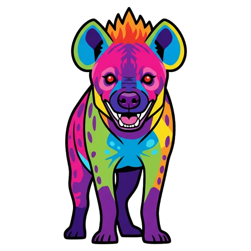 hyena Pop Art icon