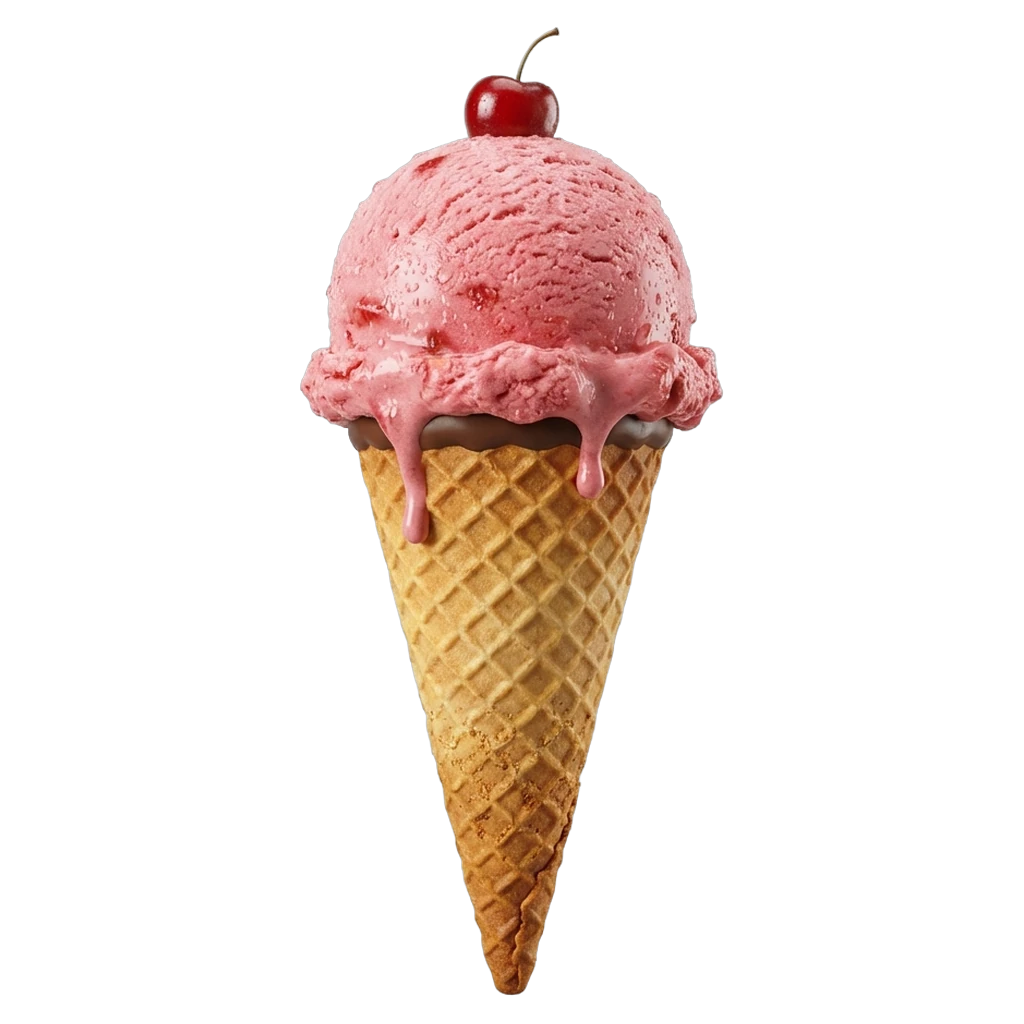 ice cream cone Photorealistic icon