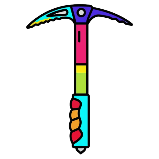 ice pick Pop Art icon