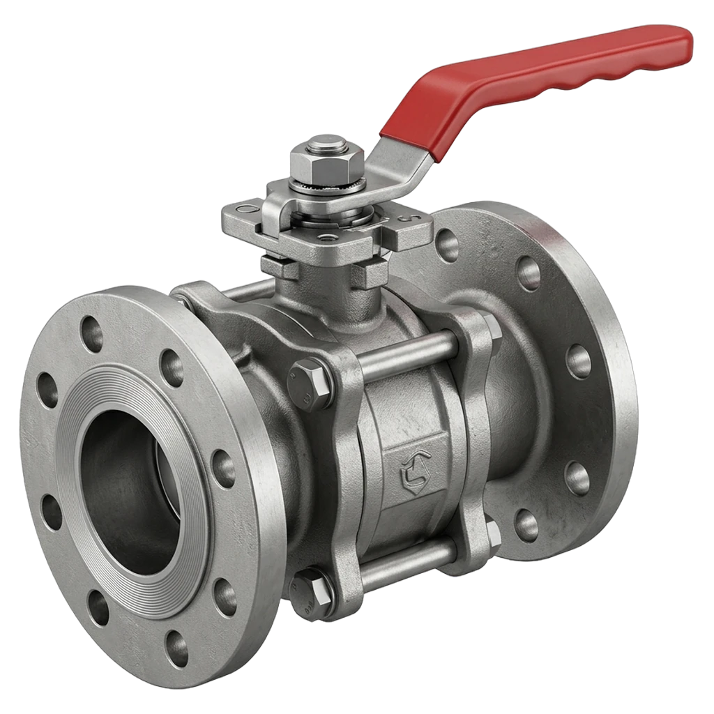 industrial ball valve Photorealistic icon