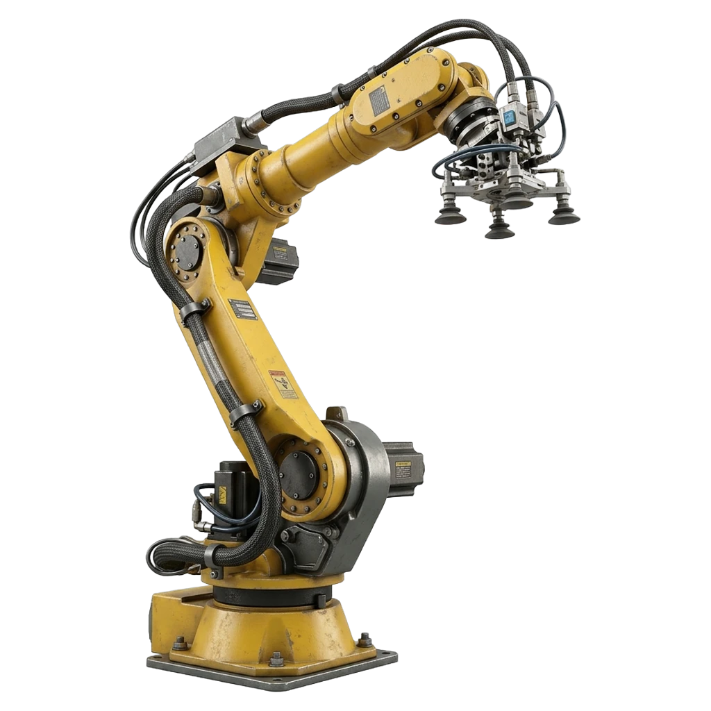 industrial robot arm Photorealistic icon - free AI-generated photorealistic icon for web and app projects
