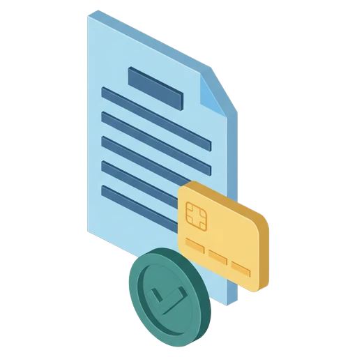 invoice Isometric icon