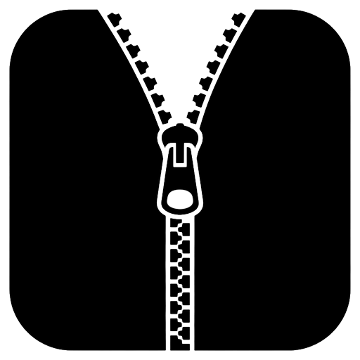 jacket zipper Solid Glyph icon