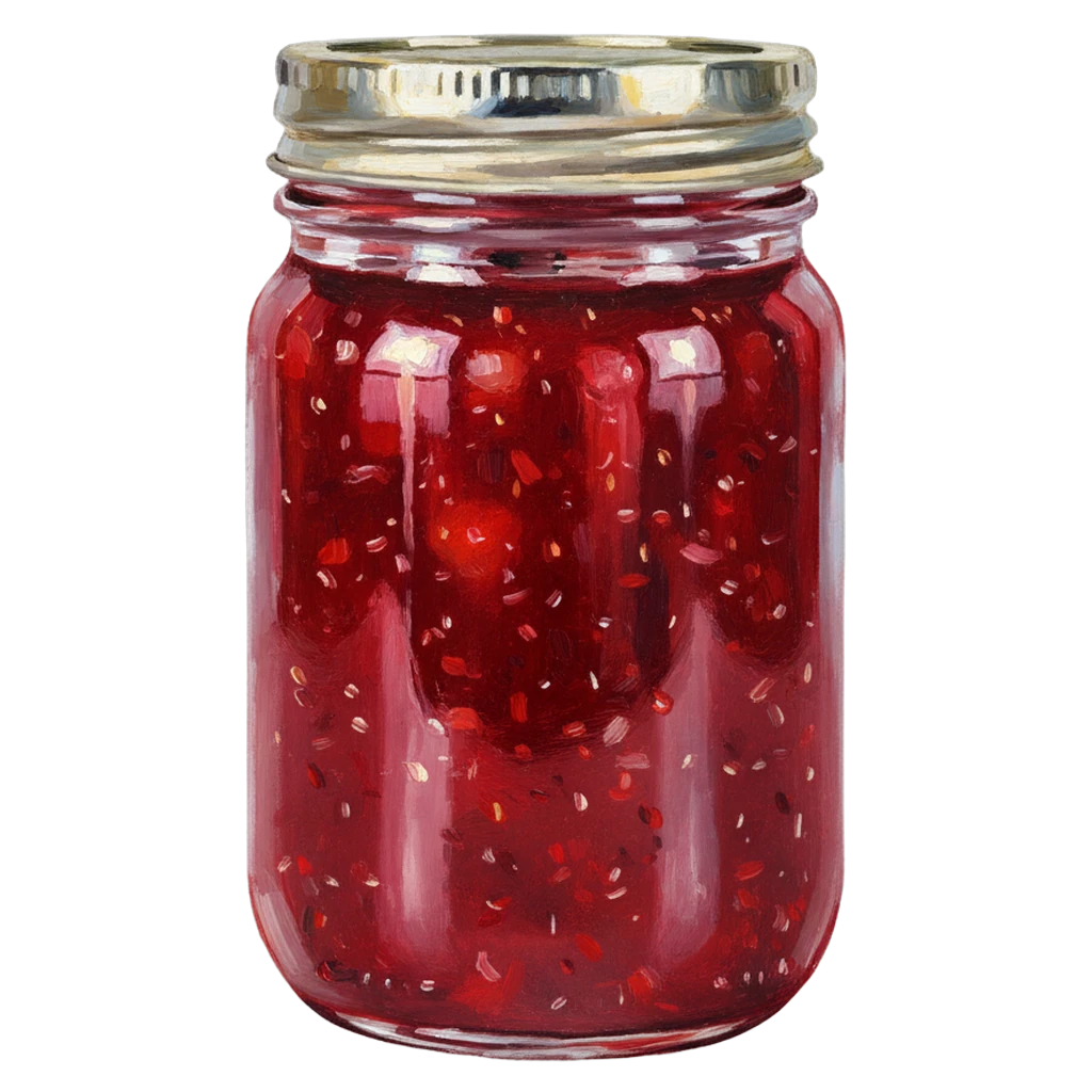 jam jar Oil Painting icon