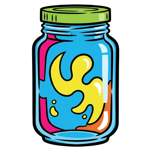 jar Pop Art icon - free AI-generated pop art icon for web and app projects