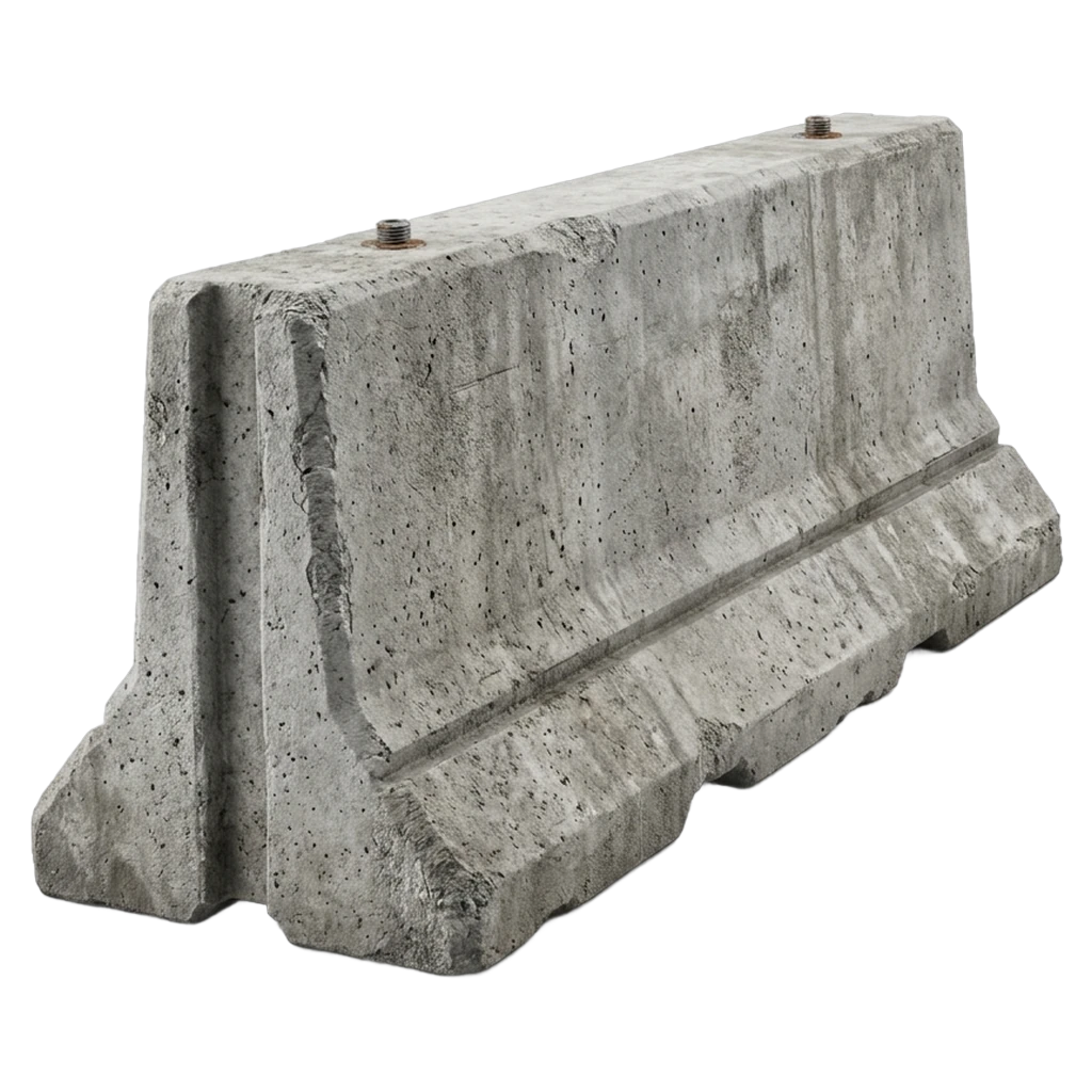 jersey barrier Photorealistic icon