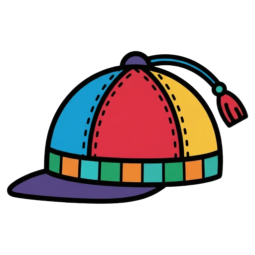 jockey hat Pop Art icon