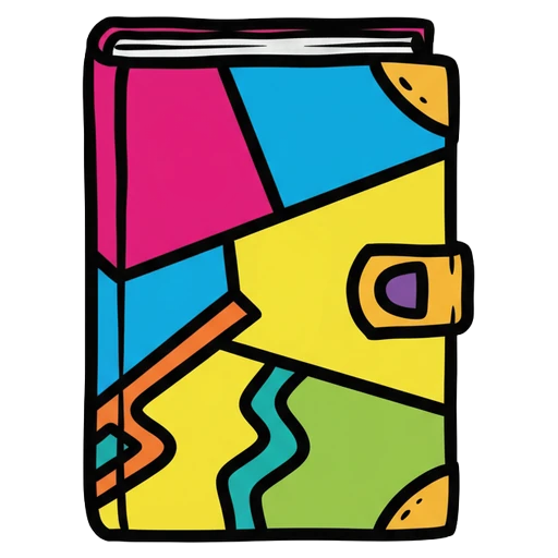 journal Pop Art icon