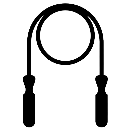 jump rope Solid Glyph icon
