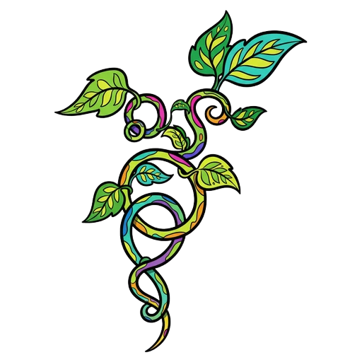 jungle vine Pop Art icon
