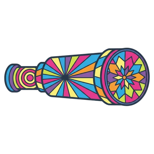 kaleidoscope Pop Art icon
