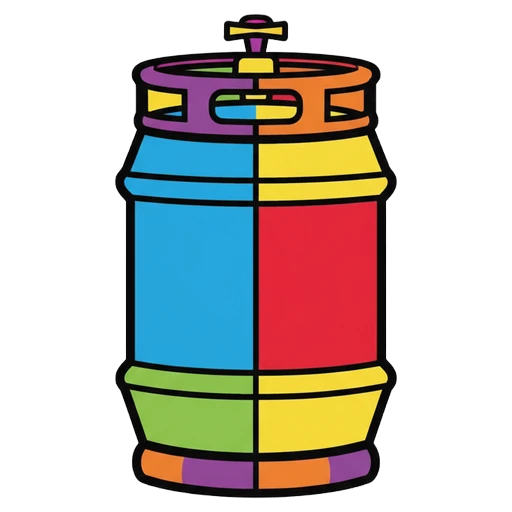 keg Pop Art icon