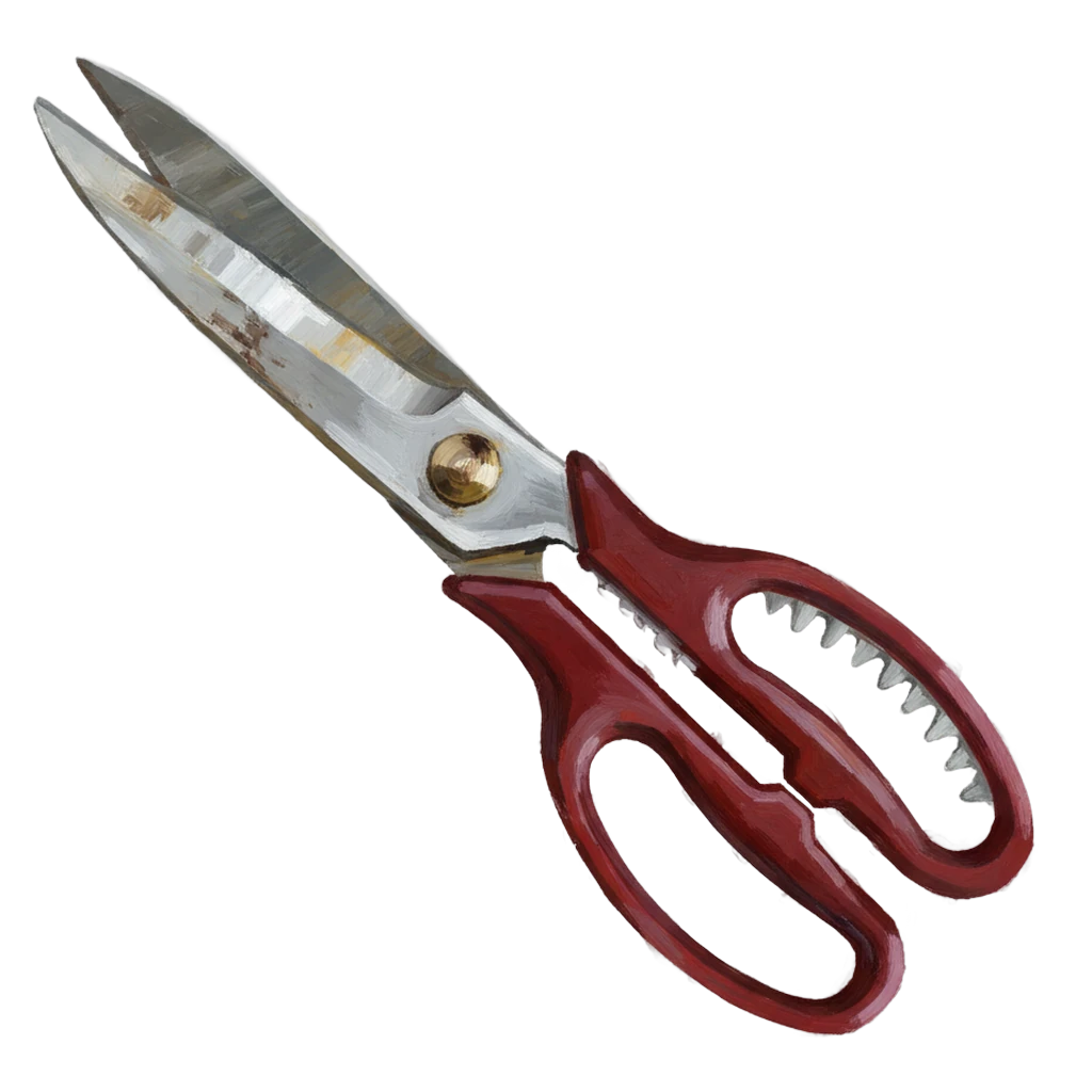 kitchen shears Oil Painting icon