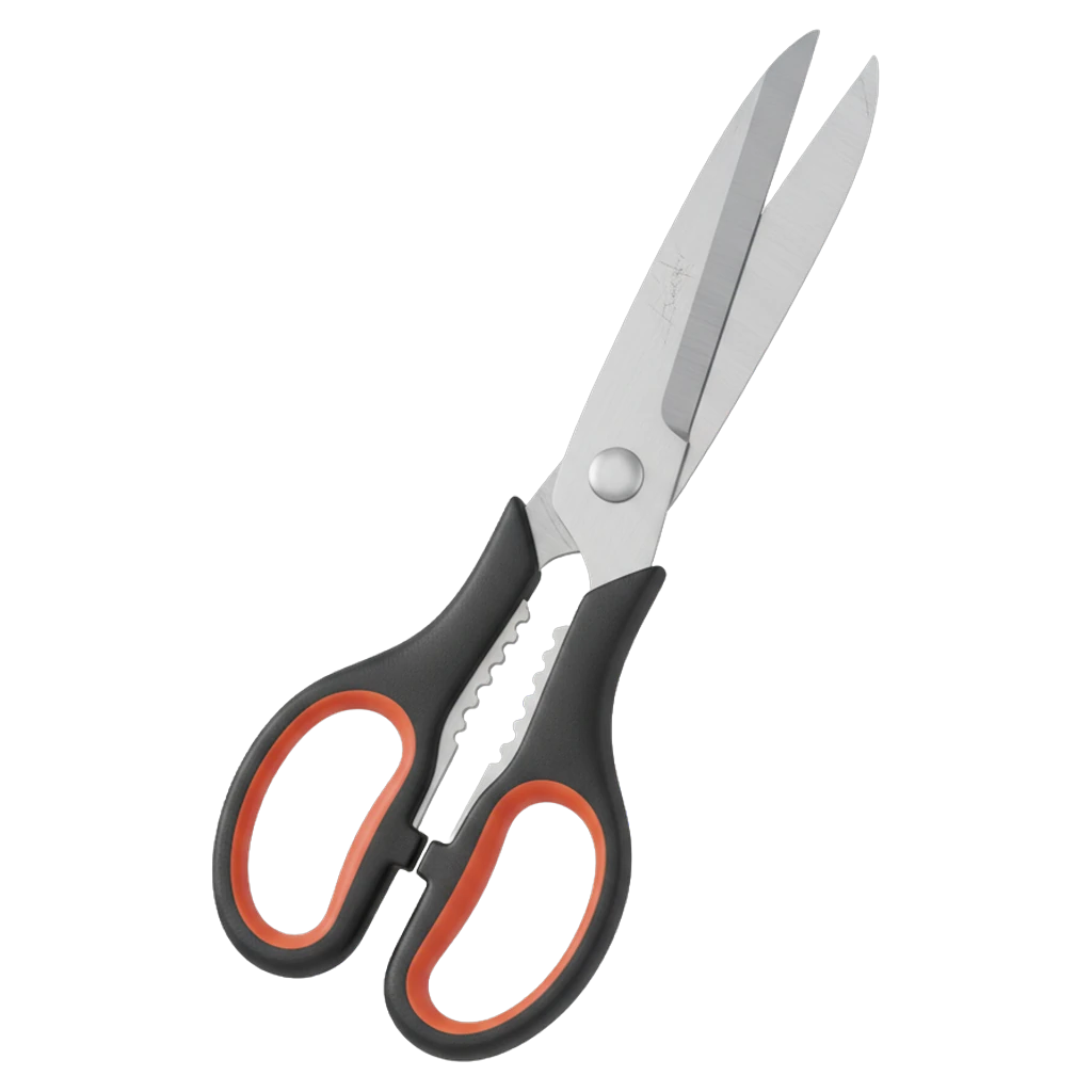 kitchen shears Photorealistic icon
