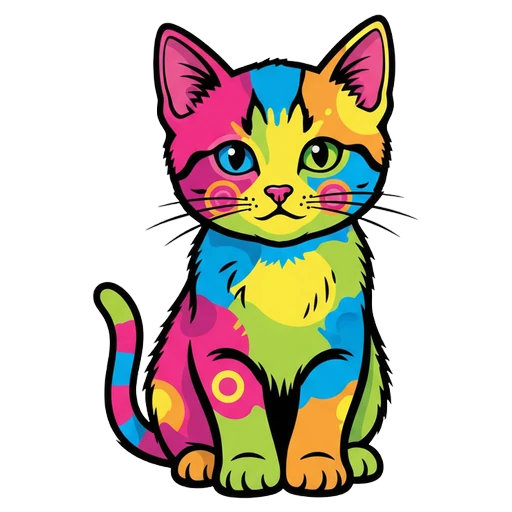 kitten Pop Art icon