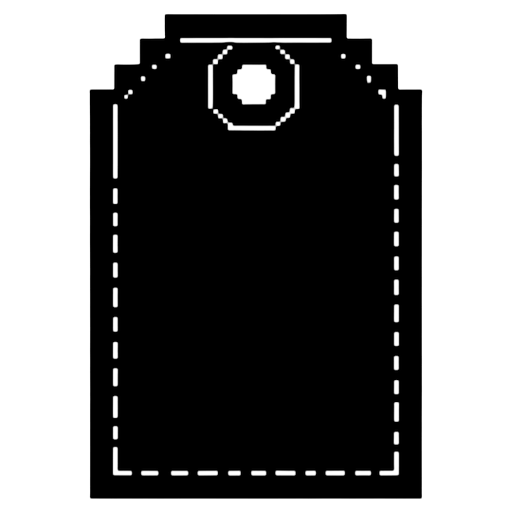 label tag Pixel Art icon
