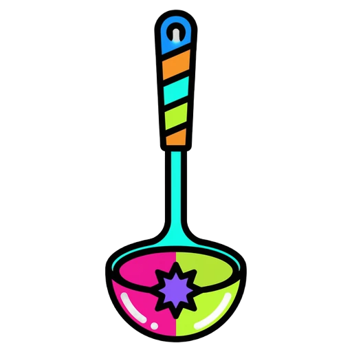 ladle Pop Art icon