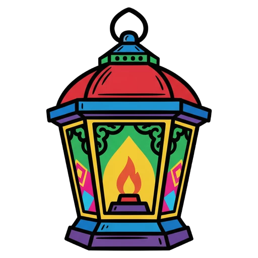 lantern Pop Art icon