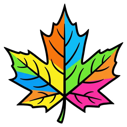 leaf Pop Art icon
