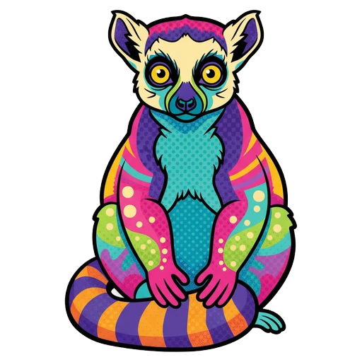lemur Pop Art icon