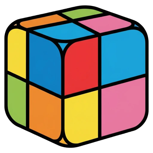 letter block Pop Art icon