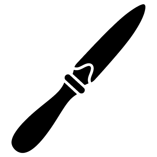 letter opener Solid Glyph icon