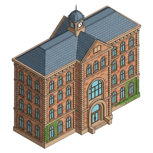 library Isometric icon