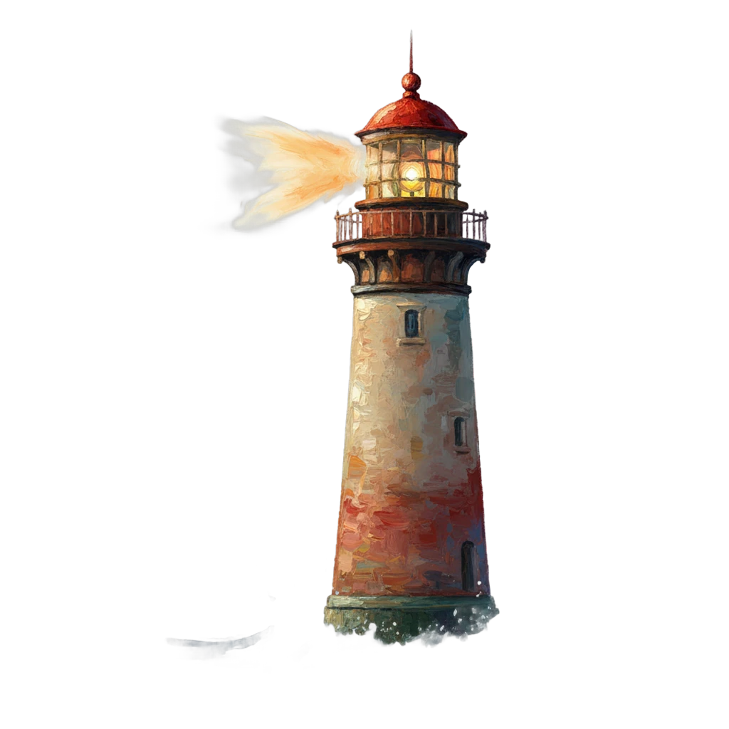lighthouse Oil Painting icon
