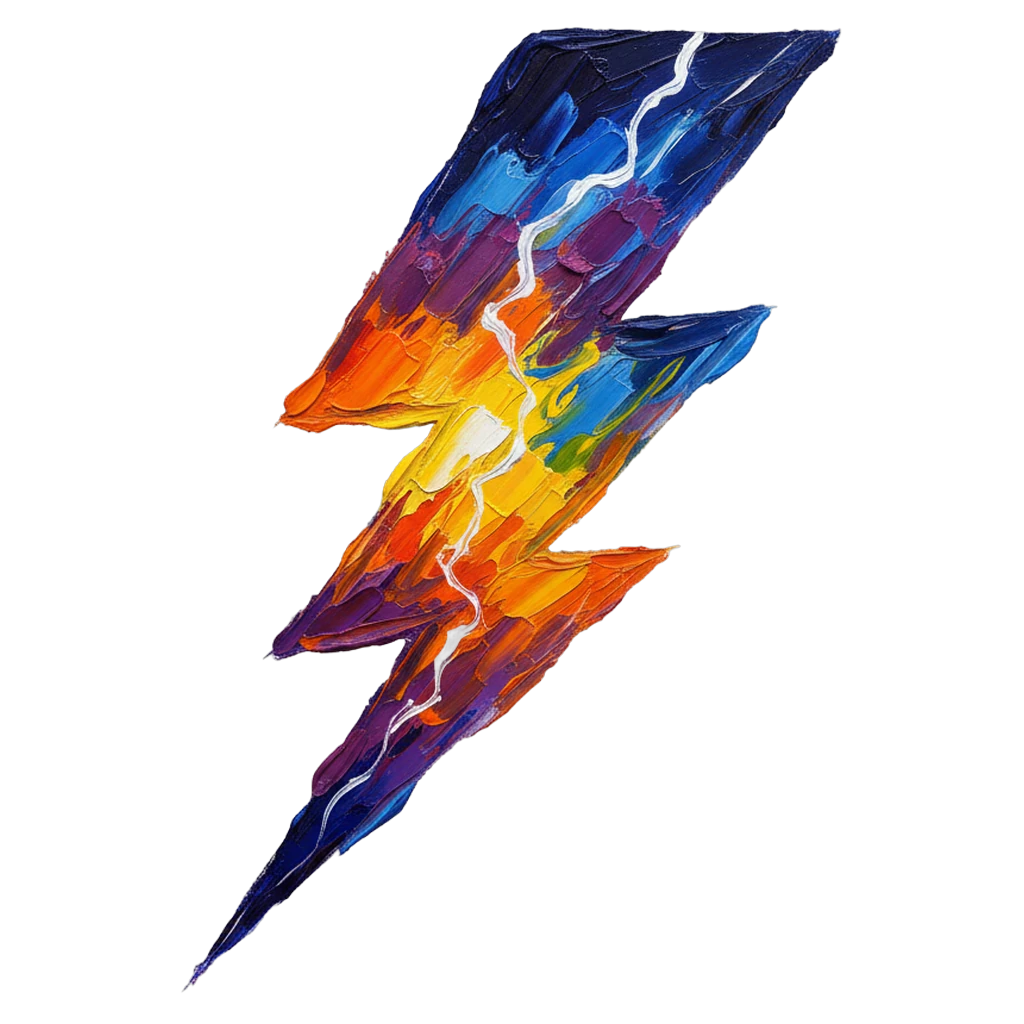 lightning Oil Painting icon