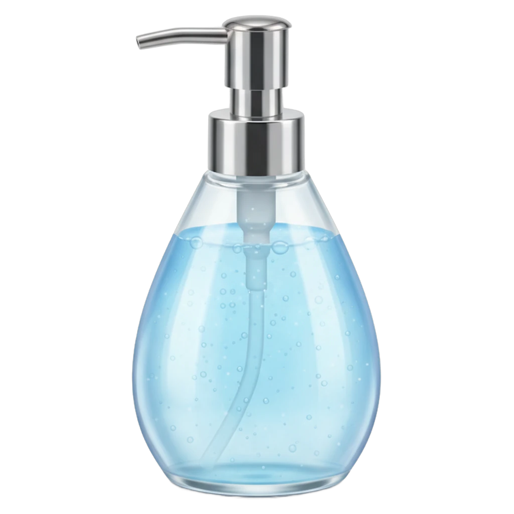 liquid soap dispenser Photorealistic icon
