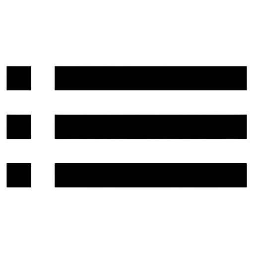 list view icon Pixel Art icon