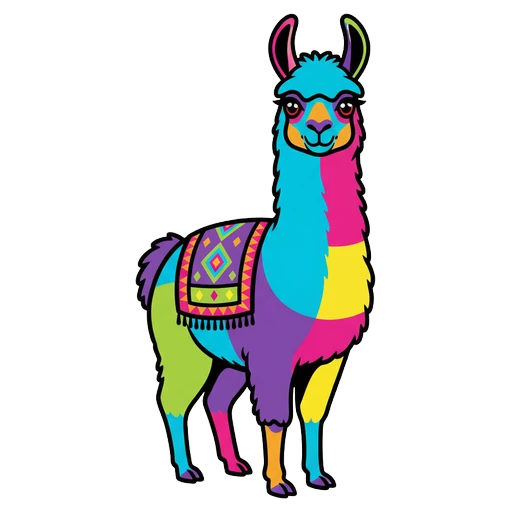 llama Pop Art icon