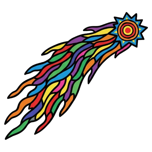 long tail phrase Pop Art icon - free AI-generated pop art icon for web and app projects