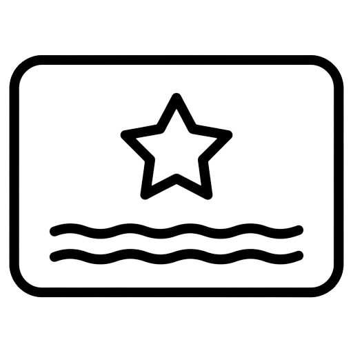 loyalty card Line Art icon