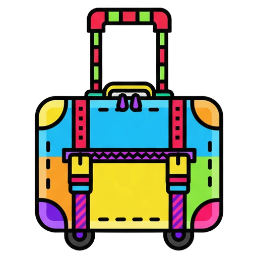 luggage Pop Art icon