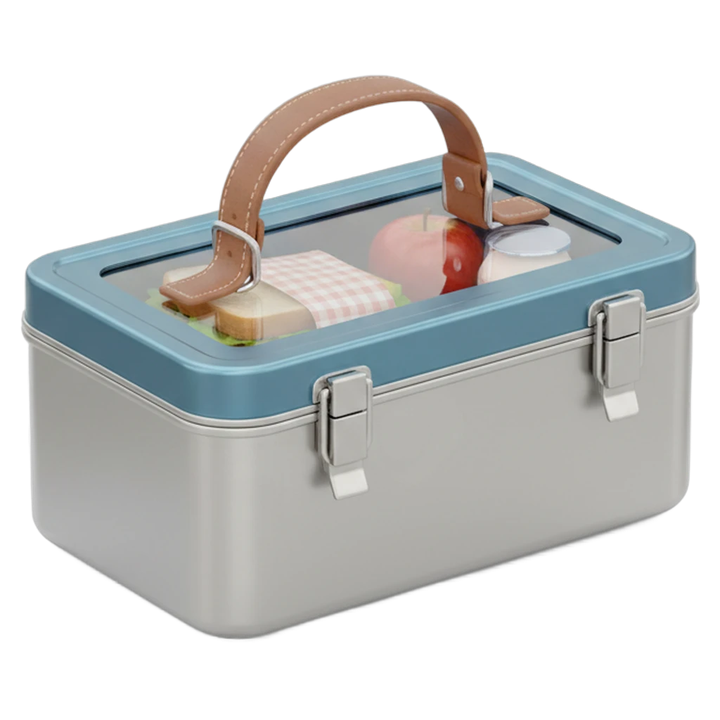 lunch box Photorealistic icon