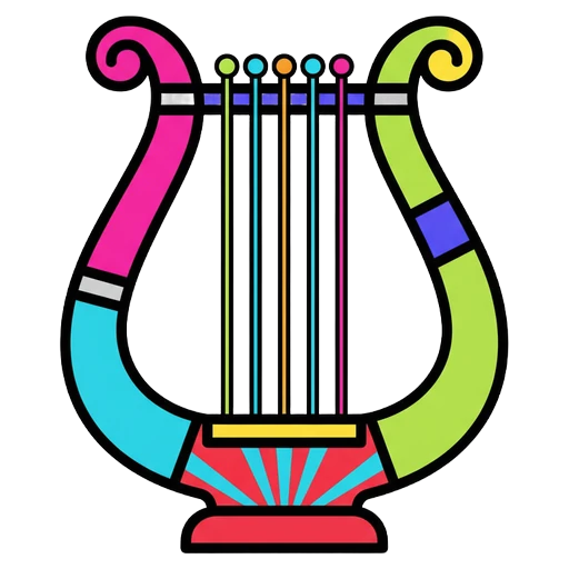 lyre Pop Art icon