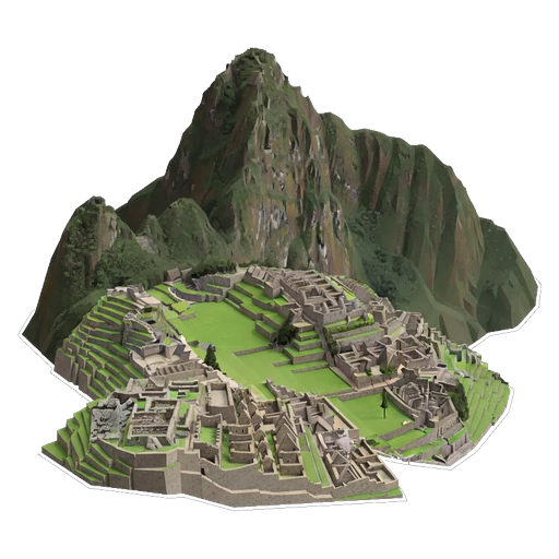 machu picchu Isometric icon - free AI-generated isometric icon for web and app projects