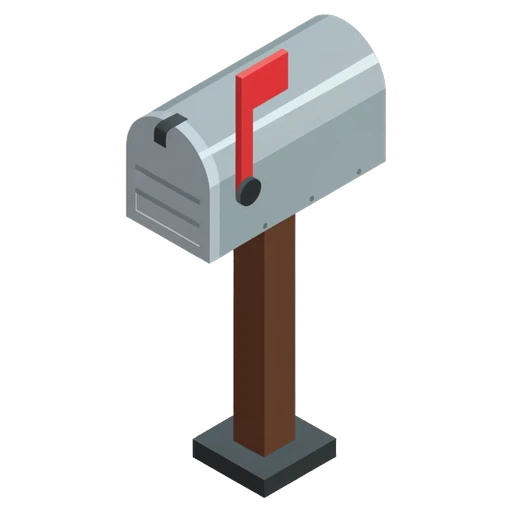 mailbox Isometric icon - free AI-generated isometric icon for web and app projects