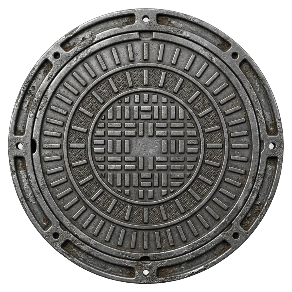 manhole cover Photorealistic icon - free AI-generated photorealistic icon for web and app projects
