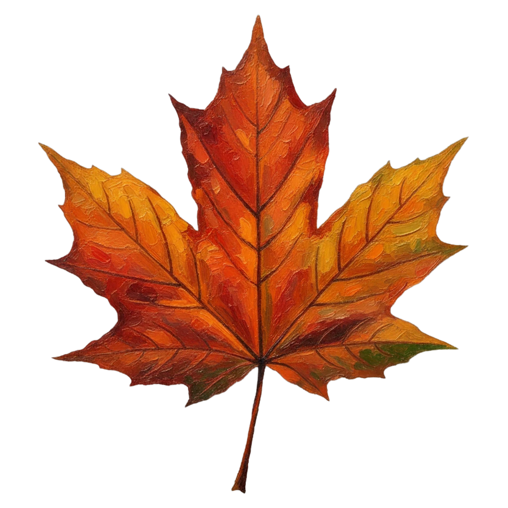 maple leaf Oil Painting icon