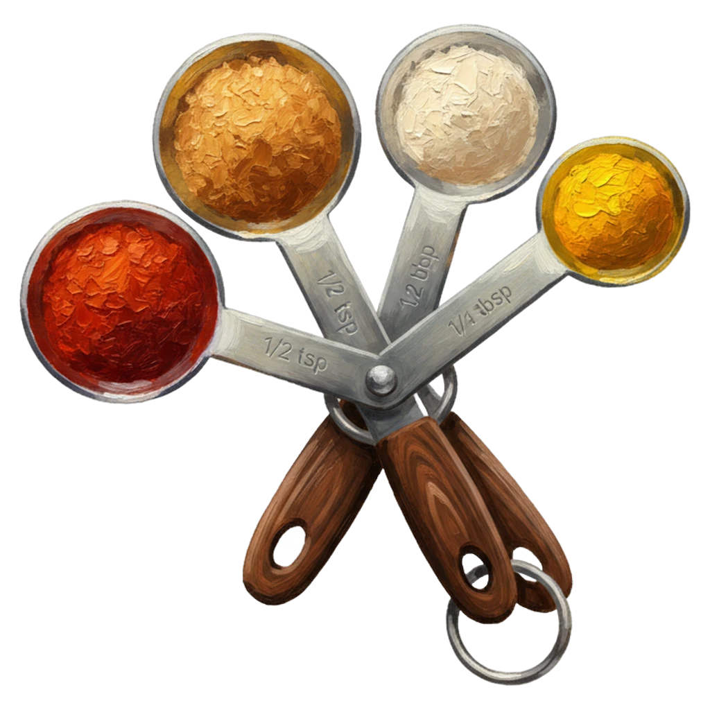 measuring spoons Oil Painting icon