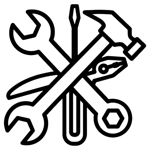 mechanic tools Line Art icon