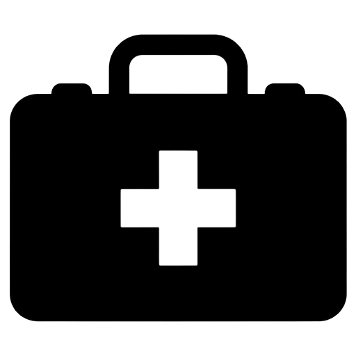 medical bag Solid Glyph icon
